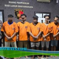 Polisi Berhasil Ringkis Komplotan Pencuri Kabel Milik PT. Telkom di Asemrowo Surabaya